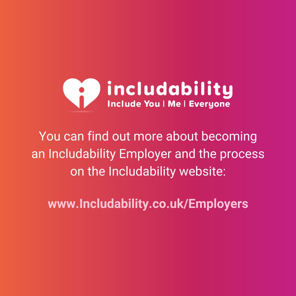 Is your business on <a href="/Includability_/">Includability</a>, the UK’s inclusive job board?

Find out more at: Includability.co.uk/Employers

#jobboard #inclusivejobs #diversityandinclusion #dandi #diversity #inclusion #diversitymatters #inclusionmatters #inclusionanddiversity #equality #hr #humanresources