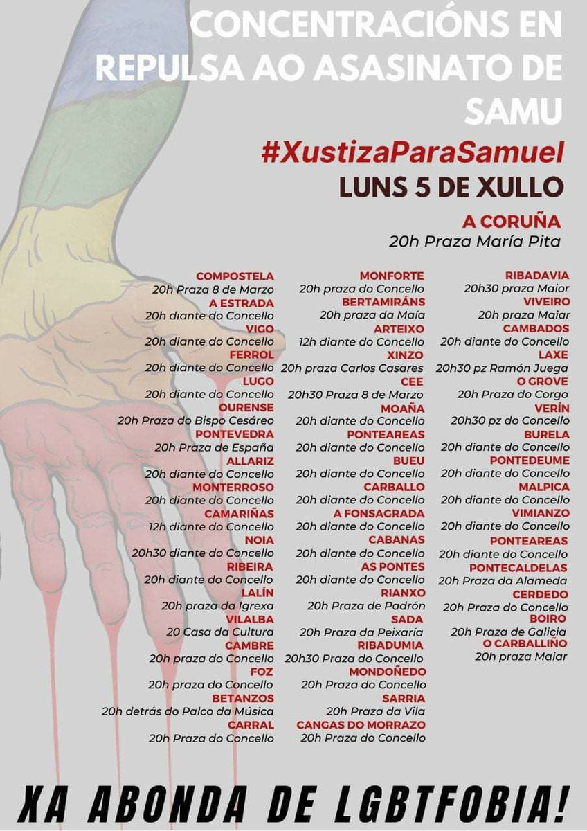 #XustizaParaSamuel