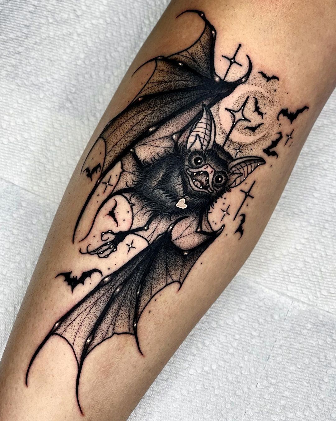 27 Beautiful Bats Tattoos Behind Ear  Tattoo Designs  TattoosBagcom