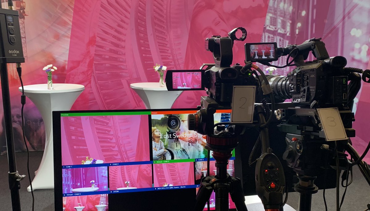 Nu är vi laddade! Klockan 13.00 drar vi igång sändningen i East Sweden Studio. Följ oss på eastsweden.se/almedalen eller Almedalsveckan Play. #eastsweden #almedalen2021