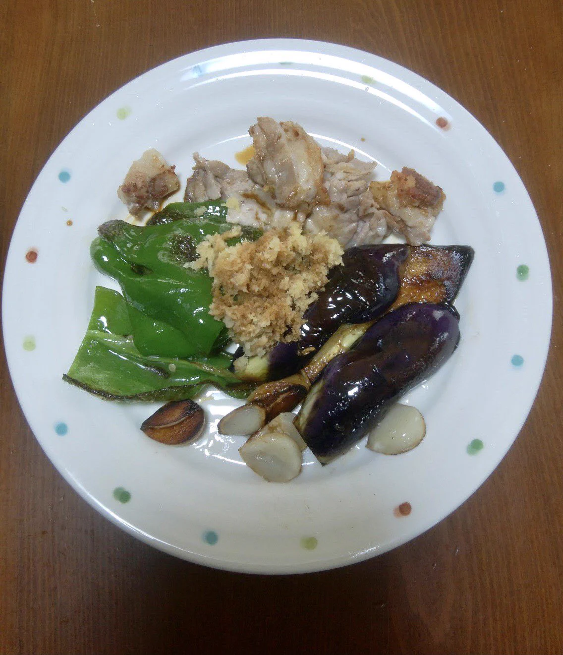 なんかノリノリの父。母が3週間家にいないという初の事態に父70代が毎日作ったご飯が可愛い。