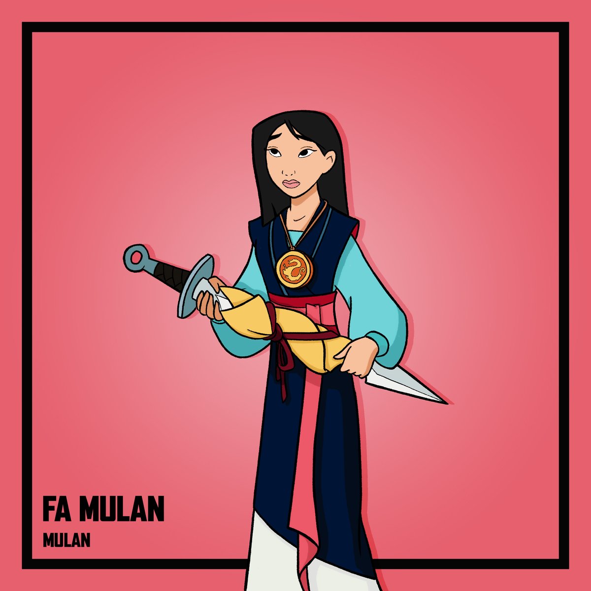 prometheanprint's tweet photo. Day 2 - 4 of my Disney Icons, we have #Esmeralda #Mulan and #CaptainAmelia https://t.co/f0VcPDEAzh