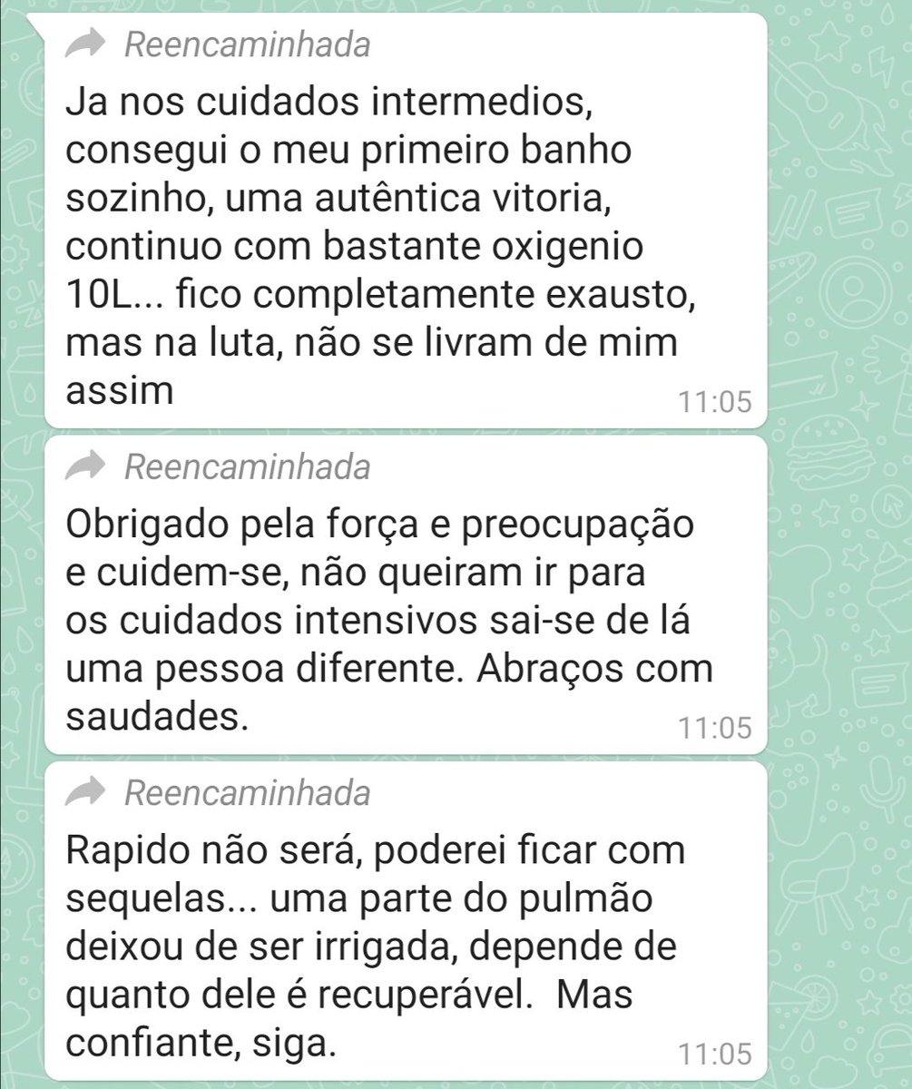 O meu colega de 35 anos. Saiu da UCI.