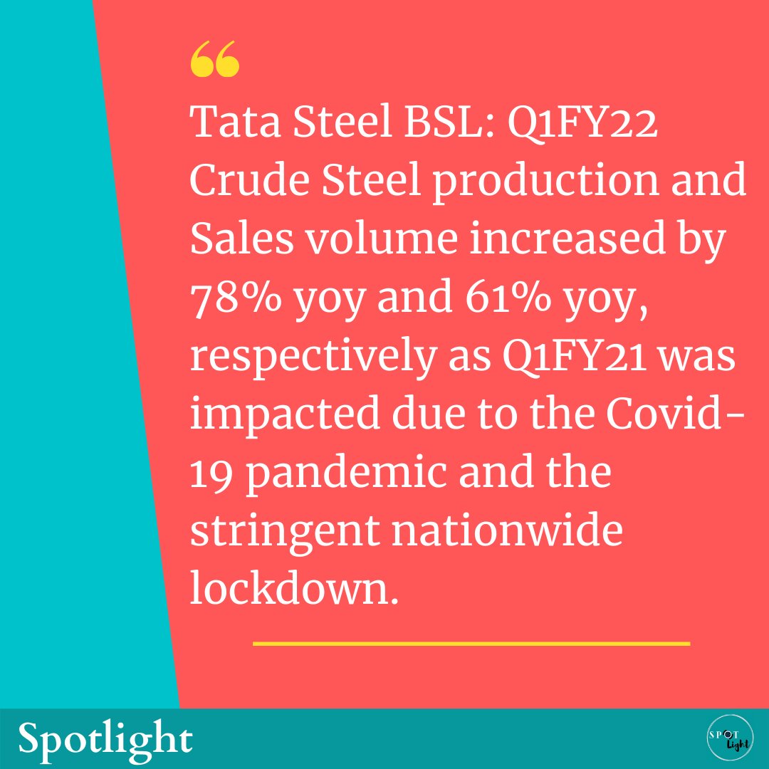 WeeklySpotlight's tweet image. Check out the stocks that will be in focus during trade today based on recent and latest news developments.

#StockMarket #Nifty #nifty50 #tatasteel #IndiaPesticides #Share #investing #Investment #hcltech #HCL