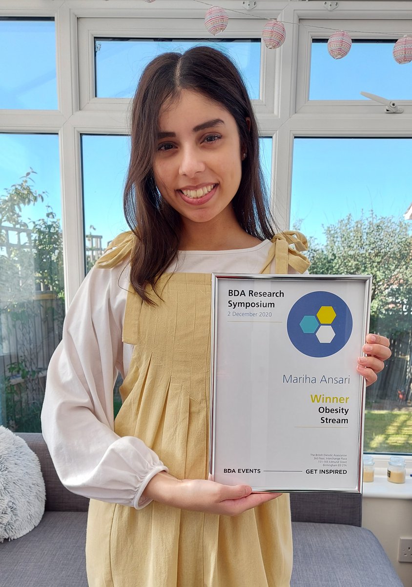 Coventry University (@covcampus) on Twitter photo 🏆 A Coventry University student has won an award at the British Dietetic Association Symposium for her research into bariatric surgery and obesity. <a href="/BDA_Dietitians/">British Dietetic Association</a>
Read more 👉 bit.ly/36bjM46 🏆 A Coventry University student has won an award at the British Dietetic Association Symposium for her research into bariatric surgery and obesity. <a href="/BDA_Dietitians/">British Dietetic Association</a>
Read more 👉 bit.ly/36bjM46
