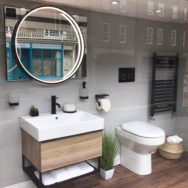 NewCityHeating's tweet photo. We can't get enough of Buckingham's NEW window display 😍
Who fancies the Aeon Washbasin Unit for their bathroom? Click right for a close-up of the industrial design from @hib_bathrooms ➡️
#NEW #bathroomdisplay https://t.co/djOcPgAO9E