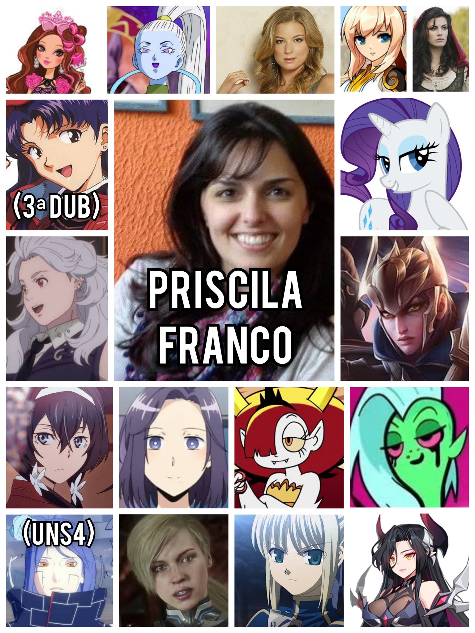 Priscila Franco nos Animes 