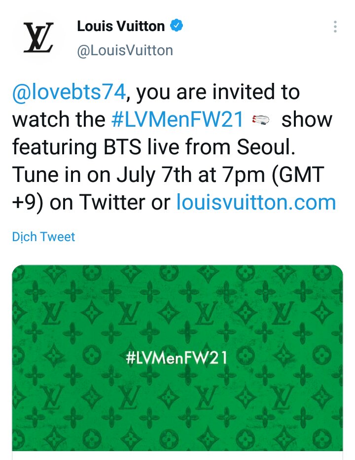 lovebts74's tweet photo. Trời em cảm ơn nhìu thật nhìu😭🙏❤❤#LouisVuitton https://t.co/hrddD916yG