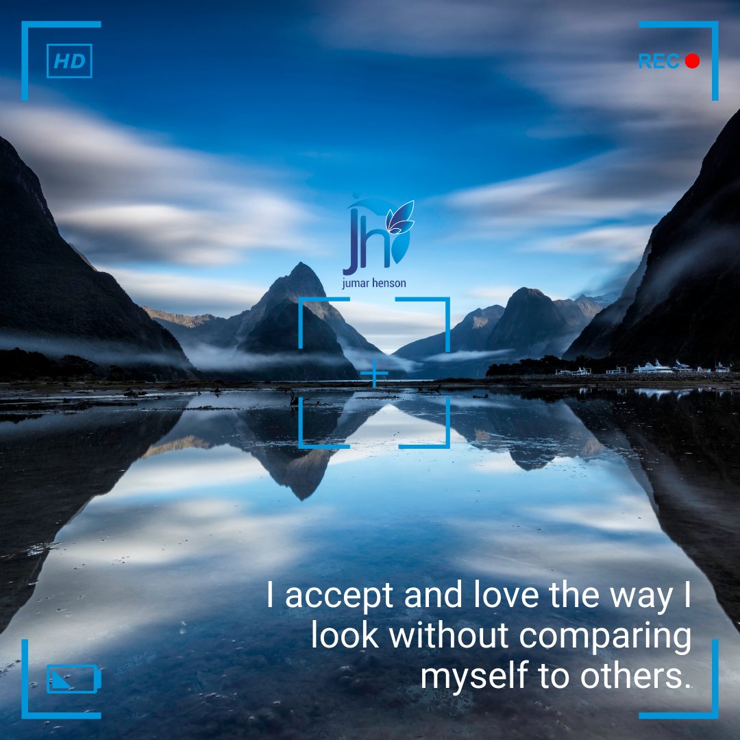 JumarHenson's tweet photo. I accept and love the way I look without comparing myself to others. https://t.co/UVERO6bGEV