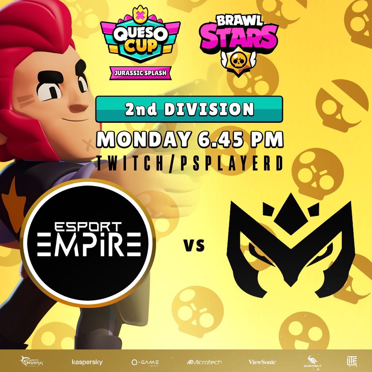 Inizia oggi l’avventura nella quesocup. Tanti team di livello assoluto ma siamo pronti a dire la nostra.Seguiteci sul canale del top Streamer <a href="/psPlayerD/">𝗣𝘂𝗺𝗽 𝗙𝘂𝗻 𝗡𝗼𝘁𝗶𝗳𝗶𝗰𝗮𝘁𝗶𝗼𝗻</a>.
.
⚔️WE FIGHT FOR THE EMPIRE⚔️
.
@berrybrawlstars <a href="/LINO_BrawlStars/">LINO</a> <a href="/__Lucas__bs/">Lucas</a> <a href="/_Kevin_bs/">Kevin⛄</a>