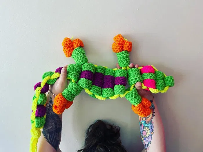 mooglyblog's tweet photo. 90s Bead Lizard Pattern by Luckymermaidcrochet - anyone else having #craftflashbacks? โฅ
https://t.co/LOWxxk8KQe
#crochet #crochetpatterns #paidpatterns https://t.co/63JqT1DICe