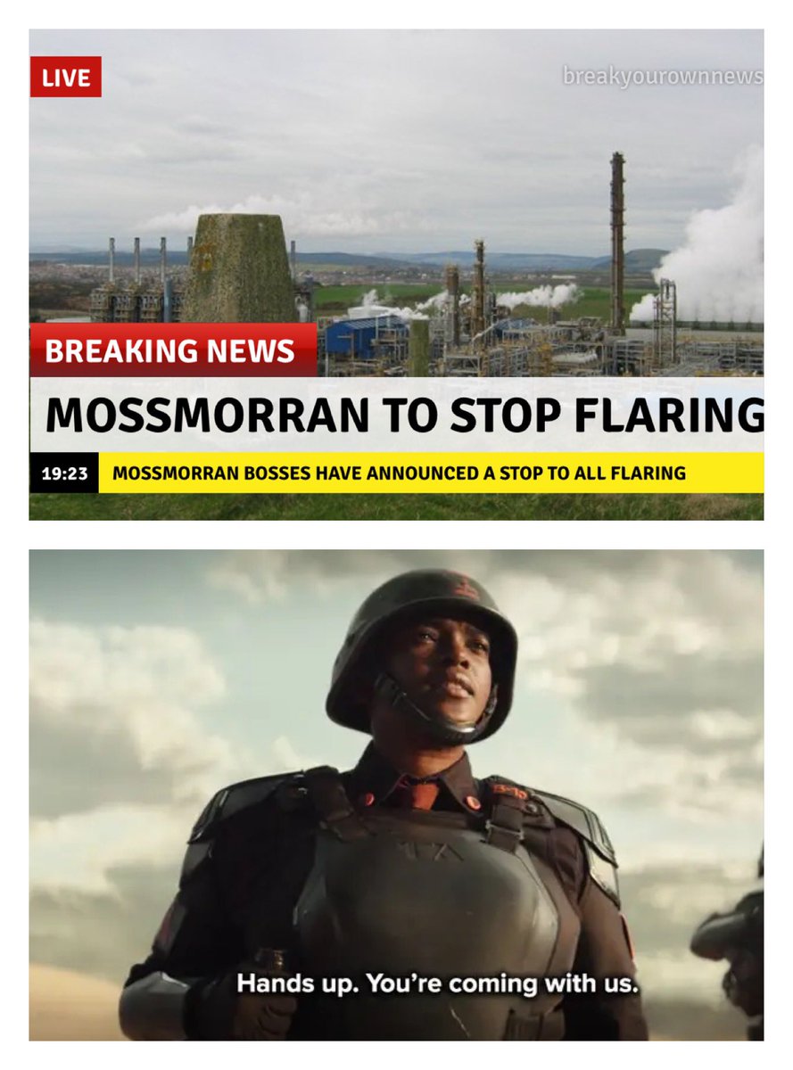 Lady_McGuire22's tweet photo. #ExxonKnew
#CleanGasIsADirtyLie
#ShutDownMossmorran
#JustTransitionMossmorran
#NoFutureInFossilFuels
#FlaringIsNotCaring
#MossmorranActionWeekend https://t.co/tHLwMYKCMk