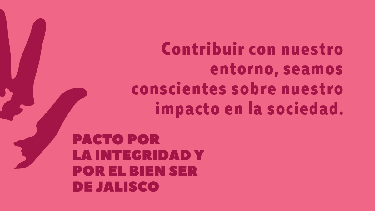 PactoIntegridad's tweet photo. Contribuir con nuestro entorno, seamos conscientes sobre nuestro impacto en la sociedad ✋ #PactoIntegridad 👉 https://t.co/CYxfReJlgM https://t.co/YFuVvfYmpO