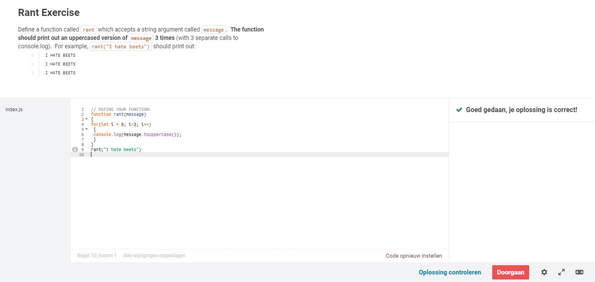 Happy Monday everyone, learned about functions in JavaScript and how to include arguments in them. #day36 #100DaysOfCode #javascript #udemy #CodeNewbie