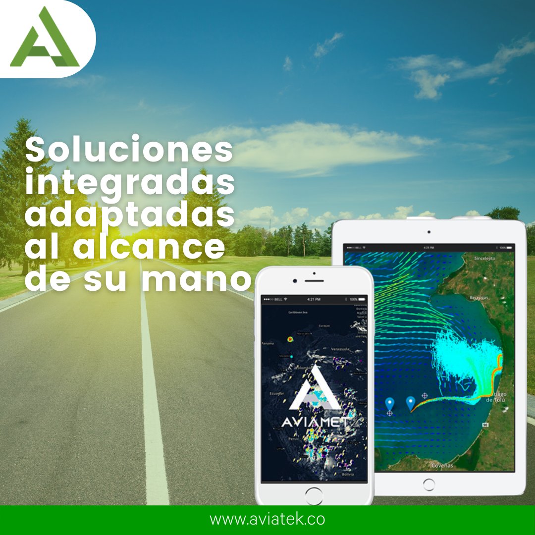 Administre sus operaciones de manera efectiva e incremente el rendimiento de su empresa con AviaMET, una herramienta con predicciones y gestión de riesgos con alertas climáticas tempranas, índices macroclimáticos y un grupo
científico de soporte 24/7. 
aviatek.co/es/aviamet-2/