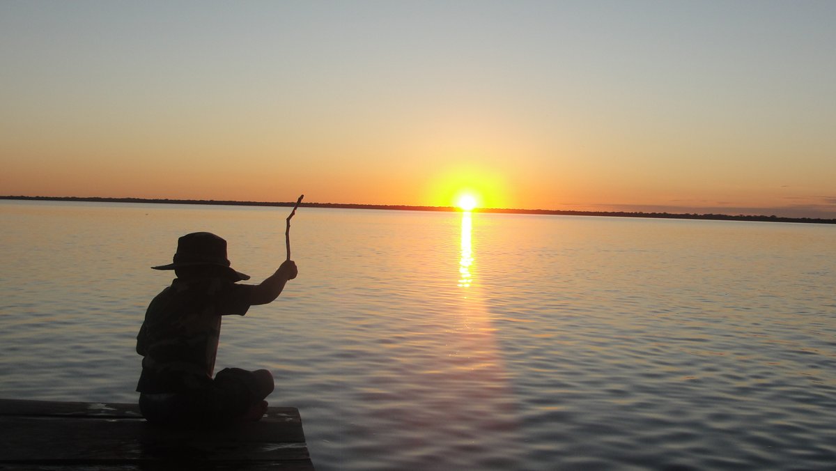 izurietaef's tweet image. Soy un fan declarado de los atardeceres en la laguna Isireri #Mojos