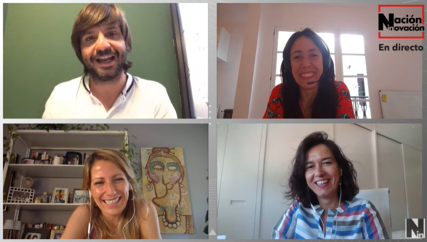 NacionInnovatv's tweet photo. ¡Ya en directo! @ChemaNieto entrevista a:
- @almudenatrigo, founding partner & Chairwoman @BeAbleCapital.
- @ZaldivarIrene, CEO de #ADParticles.
- Elena Rivas, CEO de @ArraysCell.
#NaciónInnovación240 en: https://t.co/rsHmfEw46r https://t.co/piFAWGUsQi