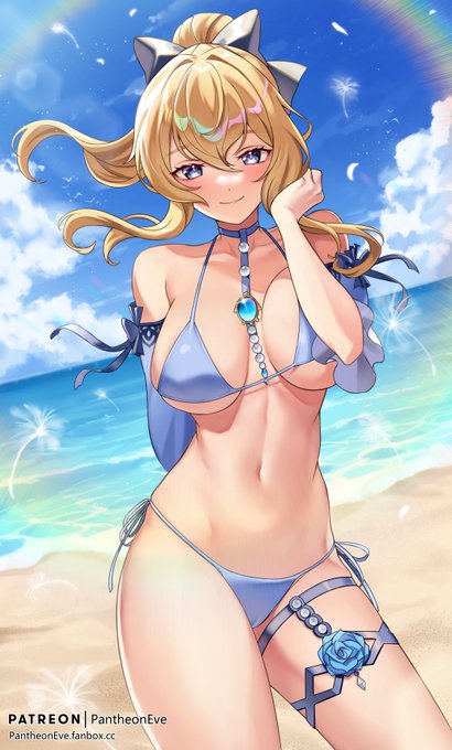 Summer Jean (Bikini version) 🏖️
#ビキニの日  #原神  #GenshinImpact #jeangunnhildr https://t.co/ljnm3co41f