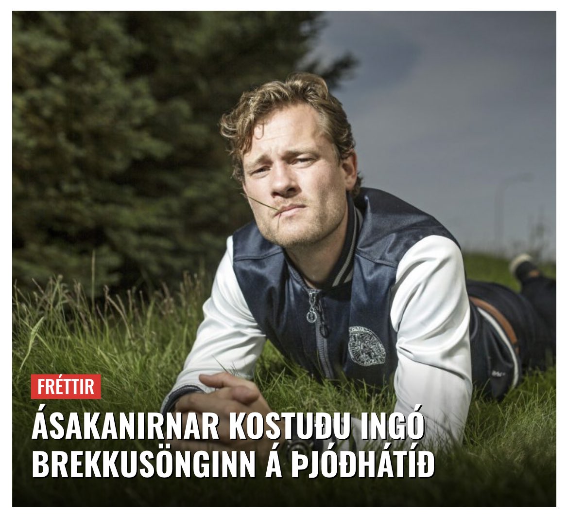 Neeeii.. nokkuð viss um að hegðunin hans í gegnum árin sé það sem kostaði hann brekkusönginn 🤷🏼‍♀️🤷🏼‍♀️