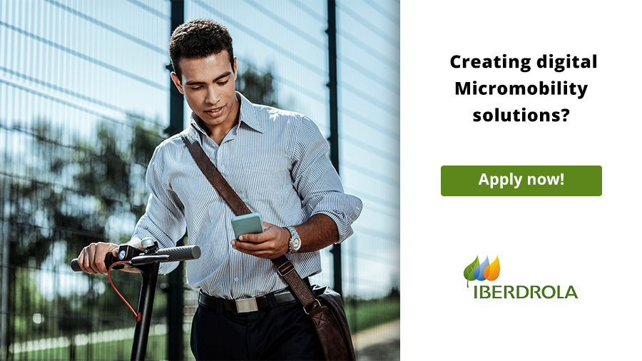 StartUsInsights's tweet photo. You create digital #Micromobility solutions? 📲 Find out how @Iberdrola_En's International #Startup Challenge enables you to scale your solution globally!
All info 👉 https://t.co/sFCPvbpZoD
#App #Mobility #Electrification #SharedCharging #SharedMobility #SharedVehicles https://t.co/BnoVhkFJOP