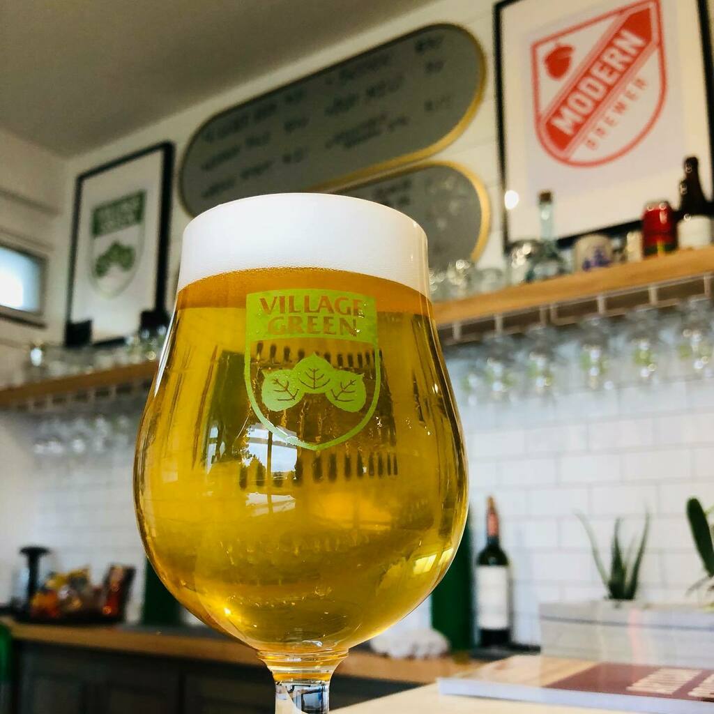 Making the most of my short time back on PEI, had to return to see the <a href="/village/">Village</a>.green.pei crew @mierkrm &amp; @themodernbrewers. Full taps, including this tasty Saison, plus a few in cans to go (and more coming later in the week I believe). And in brewers su… instagr.am/p/CQ8ecbyJeJl/