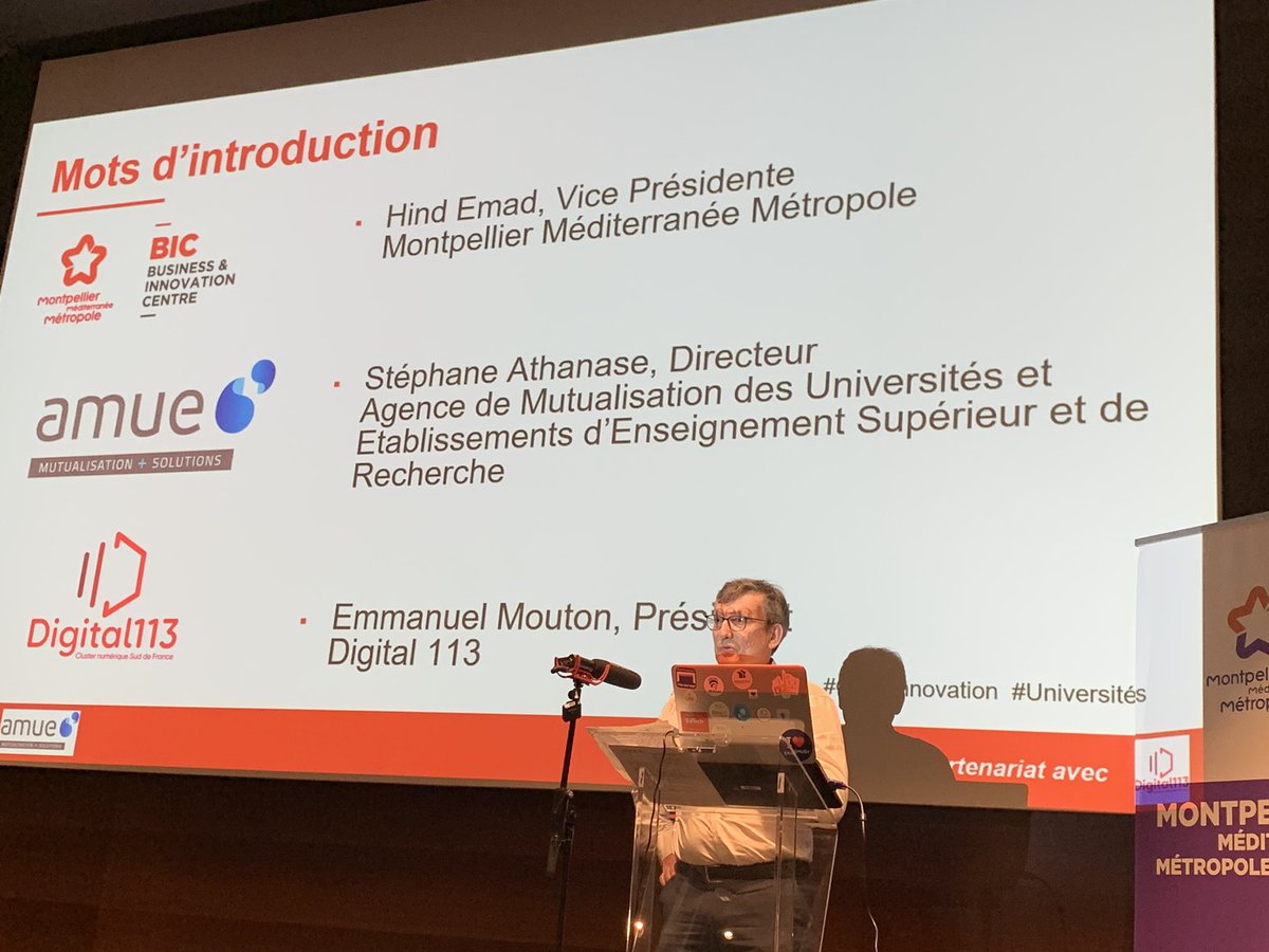 Introduction des journées #OpenInnovation <a href="/Montpellier3m/">Montpellier Métropole</a> @BIC_Montpellier @Amue_Com <a href="/Digital113_/">Digital 113</a> avec <a href="/EmadHind/">Hind Emad</a> <a href="/AMSTEPHUE/">Stéphane Athanase</a> <a href="/Emmanuel_Mouton/">MOUTON Emmanuel</a>