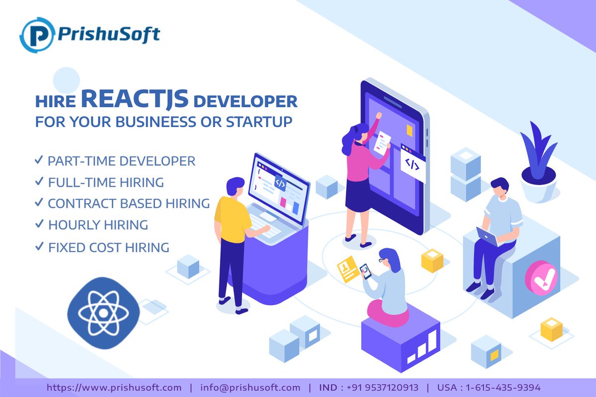 Prishusoft's tweet image. Looking to hire full-time Reactjs resources!
Work with developer for TRIAL period before get them on board.
visit us at bit.ly/3qBTgJO
#reactjsconsulting #reactjsdevelopment #reactjsindia #reactjsdevelopers #dedicatedreactjsdeveloper