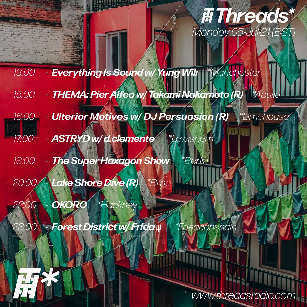 threadsradio's tweet photo. Rap, grime, garage , vogue, techno and more today on our international channel Threads*
Tune in via ๐ https://t.co/kREsLQrkzq ๐
#ThreadsRadio #DIYRadio #CommunityRadio #Rap #Grime #Garage #Techno #Vogue #House https://t.co/SncEM3tSR2