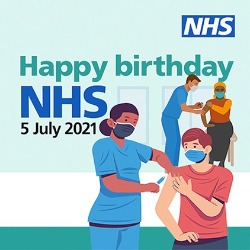 fraz_lake's tweet photo. Happy Birthday to our AMAZING @NHS! 73 years old. We are truly blessed in this Country. Thank you to all the staff and volunteers; you've worked absolutely tirelessly, especially during these times. #ThankYouNHS https://t.co/CqymKspUJX