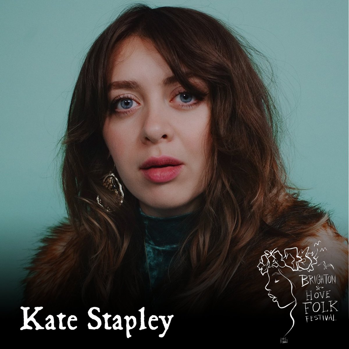 Playing on the Cellar Stage at Brighton &amp; Hove Folk Festival will be <a href="/KateStapley/">Kate Stapley</a>! One of the best singer-songwriters in contemporary folk right now, it's high time everyone discovered her music.

Why not do just that, and get your tickets here: wegottickets.com/event/489878