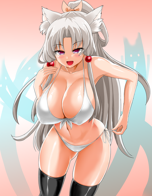 #ビキニの日
思ったよ普通のビキニの絵なかったからマイクロビキニもありってことにしてくれ 