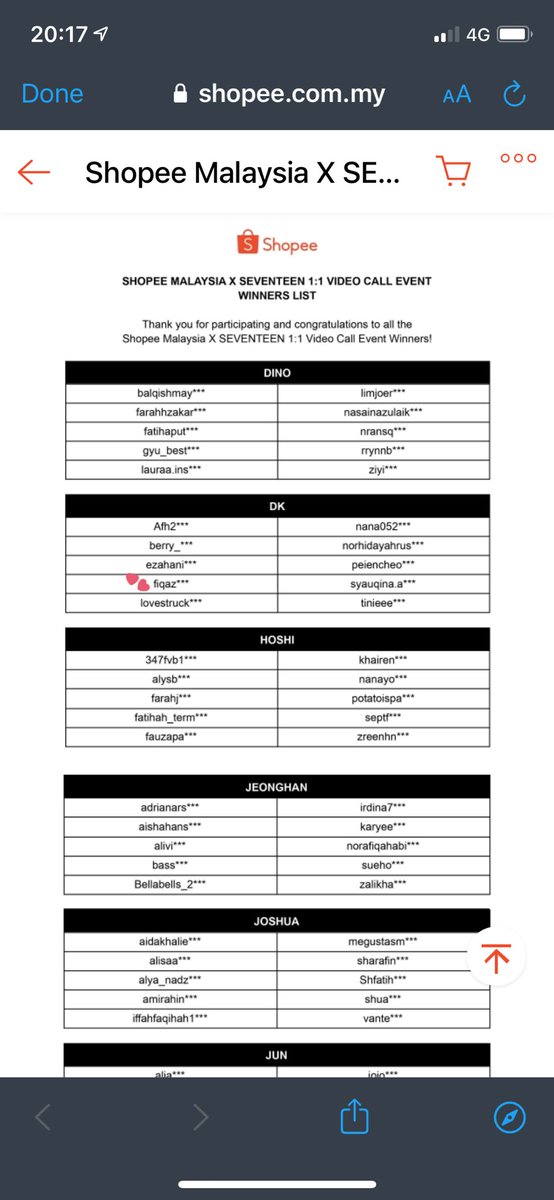 kyeo_omi's tweet photo. Thank you @ShopeeMY!!
Congratulations to all winners!! 🥳🥳
#ShopeexSVT https://t.co/BVglCMtRnu