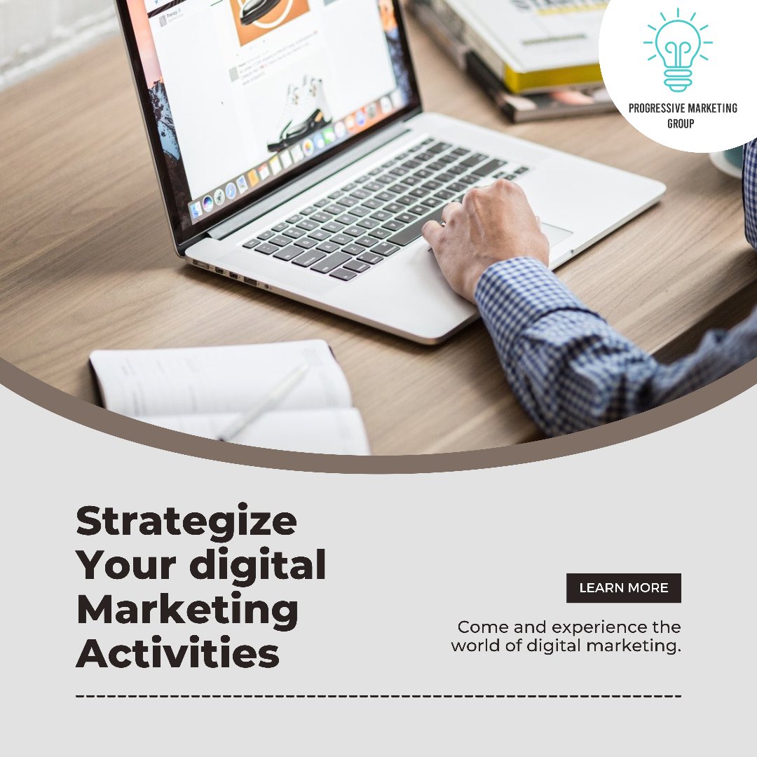 Strategize your digital marketing activities with us! 

Contact us to get a Freebie!

Email us at: progressivemktingroup@gmail.com
-

#digitalmarketing #marketing #business #web #socialmedia #socialmediamarketing #entrepreneurship #onlinemarketing #entrepreneur #startup