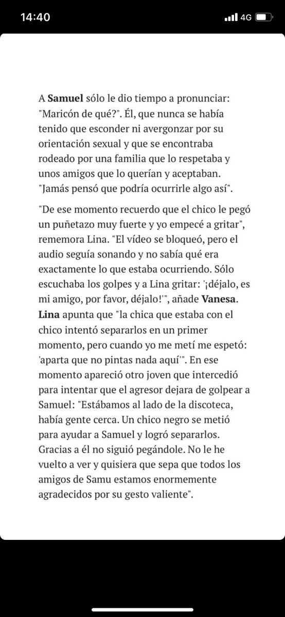 manelvideoblogs's tweet photo. Que se sepa como mataron a Samuel simplemente por ser gay en España en el 2021, aún queda mucho por hacer #justiciaparasamuel https://t.co/rz0TCC8wsz