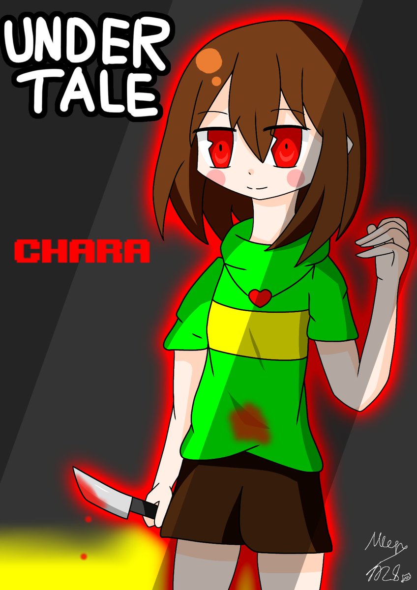 ムーンのお絵かき練習場 修行中 イラスト Undertale アンテのキャラのイラストを描いてみたぜ 3 反省点は まぁ手の所と 袖の部分かな