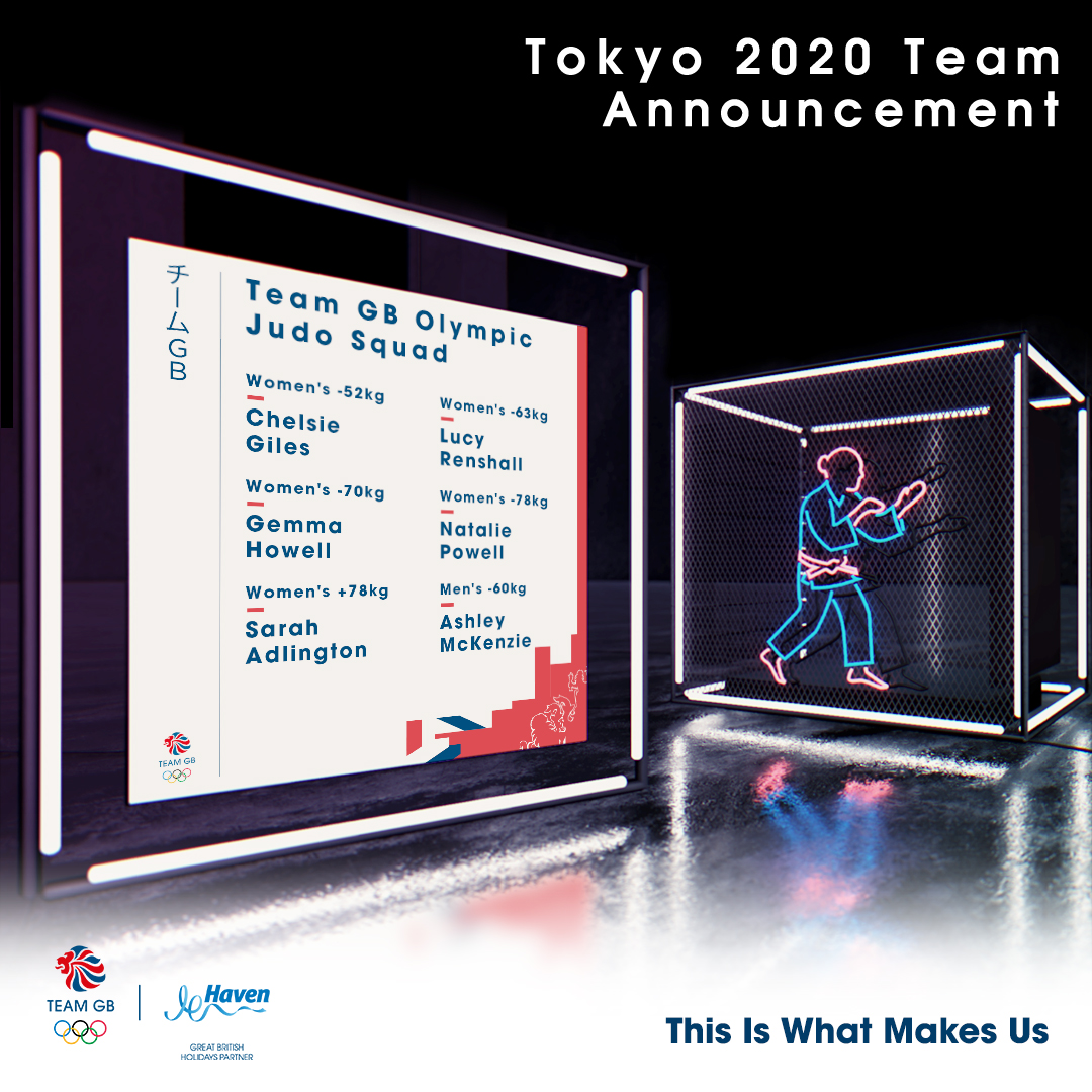 Announcing our six-athlete strong judo team for #Tokyo2020! 

Read more about the squad: bit.ly/3yqu4tm

Proudly supported by @haven