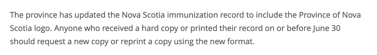 cmrherder's tweet photo. Glad to see that more folks are eligible for their 2nd dose. 

But what in the world is this new logo business?

There's a risk that it sets up (yet another) barrier for those without a NS Health card. https://t.co/NMJV7zX9mR