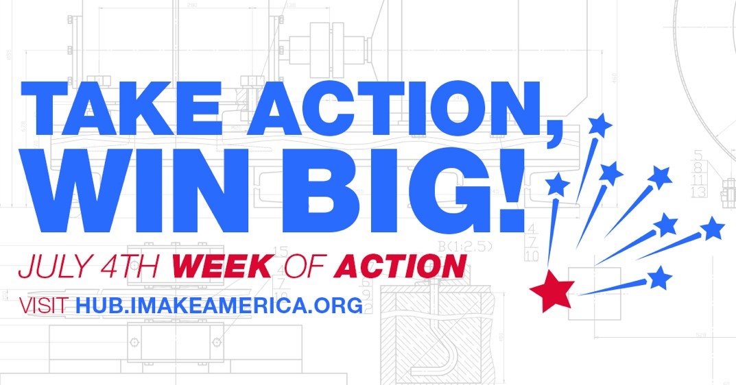 BOXER Equipment is continuing the 4th of July celebration through the <a href="/IMakeAmerica/">I Make America</a> July 4th Week of Action! Join us in the fight for better #infrastructure, visit Make Some Noise! ecs.page.link/vWZZ6 to take action and a chance to win great prizes! #IMakeAmerica