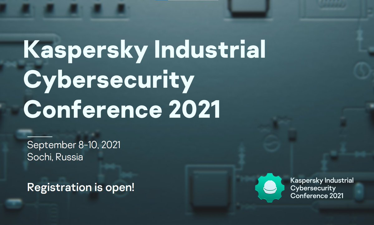 Happy to announce that registration to Kaspersky #Industrial #Cybersecurity Conference 2021 is now open! Get ready to discuss current issues and trends with industry leaders on September 8-10 in Sochi, Russia. Register now: kas.pr/zic9