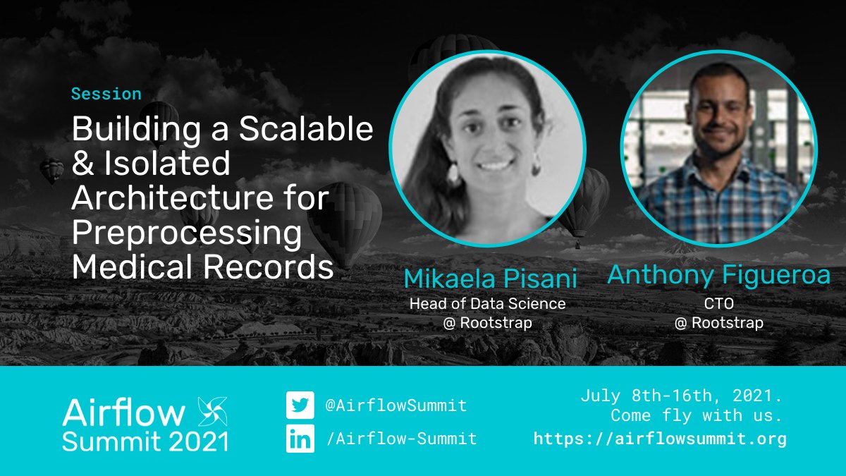 AirflowSummit's tweet image. Mikaela &amp;amp; @anthfb reached the best architectural design for processing text medical records in scale.
Come to discover their hybrid solution that uses @Kubernetes, @ApacheAirflow, #ApacheLivy, and @apachectakes
#AirflowSummit2021 starts this week! 🚀
sg1.run/twairflowsummi…