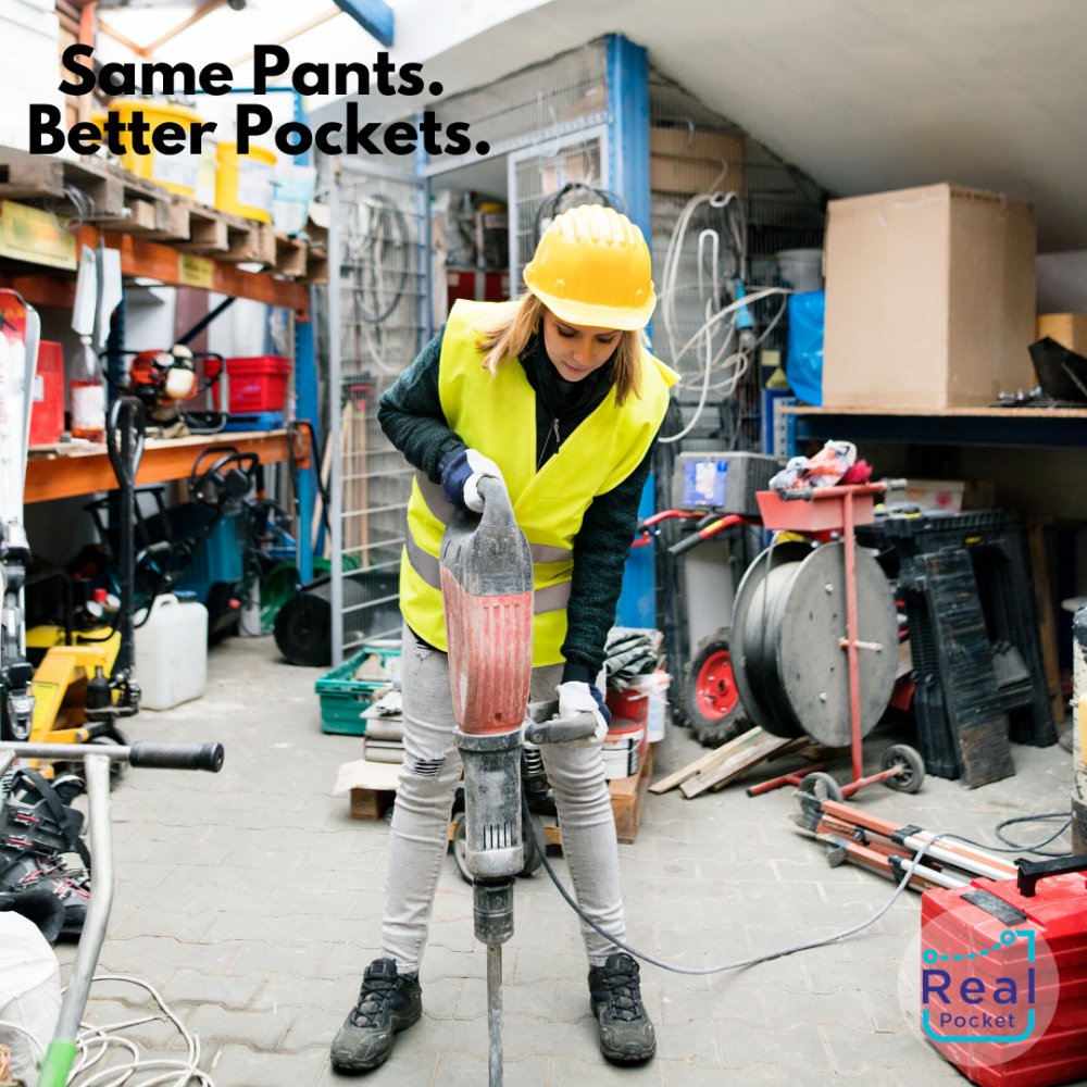 the_real_pocket's tweet photo. Women work hard, so why donβt our pants have pockets we can use while at work?
You deserve better! #SamePantsBetterPockets. Find the #RealPocket at https://t.co/BWT87VctAN https://t.co/iJOrxv3s7k