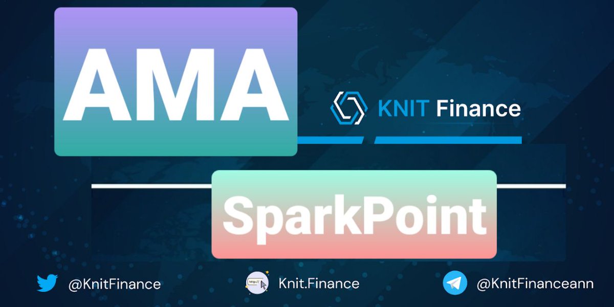 LankySOL's tweet image. 1/KnitFinance Continues Its AMA Journey. 
@knitFinance has hosted a bunch of pretty interesting and well packaged AMA sessions over the past few weeks. 
Next stop in their #AMA series is with @sparkpointio #SparkyCommunity, one of knitFinance partners.