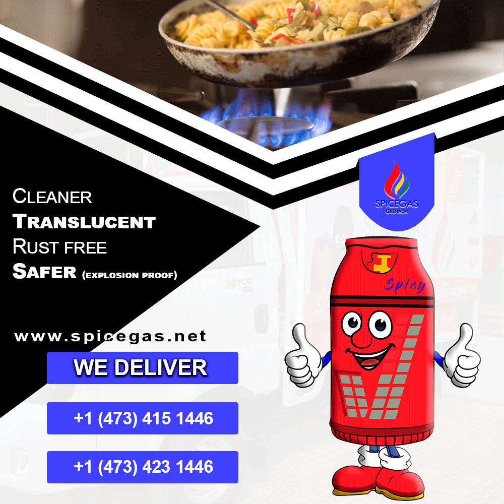 SpicegasG's tweet photo. Call / WhatsApp SPICEGAS now
415-1446
423-1446
Do you want to work with us?
https://t.co/ZPSVWwzpvu
https://t.co/cQZU0mRuce
Cooking Safely!
#grenada #grenadianlife #Caribbean #carriacou #sisterisland #islandlife #gas #sevenisland #spicegas #PureGrenada #iamcaribbean https://t.co/M6E6LuuPIb