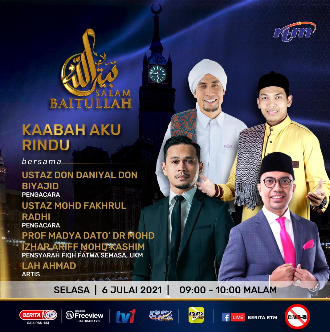 Uzivatel Saluran Tv1 Na Twitteru Saksikan Diskusi Lanjut Kaabah Aku Rindu Bersama Pengacara Ustaz Don Daniyal Ustaz Fakhrul Radhi Bersama Tetamu Jemputan Prof Madya Dato Dr Mohd Izhar Ariff Dan Lah