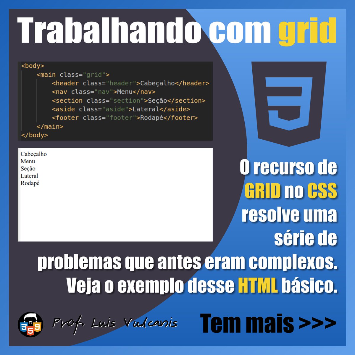 PVulcanis's tweet photo. CSS - GRID - Vamos ver um exemplo do usu de grid-template para formatar o layout de uma página de forma rápida e fácil.
Download dos arquivos:
https://t.co/IKoLvoihEm
#css
#css3
#grid
#cssGrid
#gridTemplate
#webdesign
#frontend
#webDev
#layout
#webdevelop
#desenvolvimentoWeb https://t.co/JmGDyVNOss