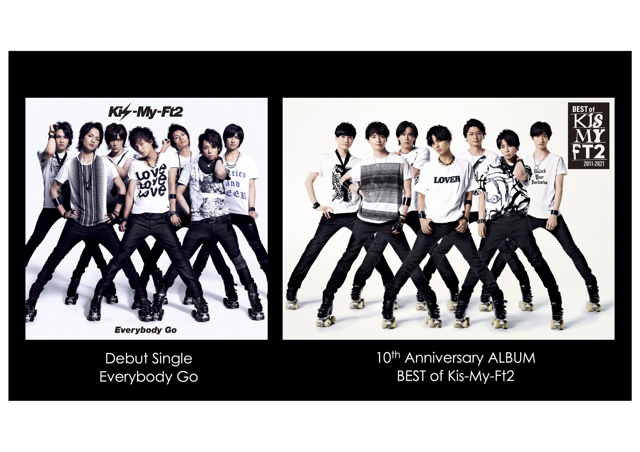 Kis My Ft2 10th Anniversary 僕らの足音に君もいる 21 08 10 Release Best Of Kis My Ft2 ジャケット写真とロゴを公開しました 商品情報はこちら T Co 8l2iirnrk5 ベスキス キスマイ Kismyft2 T Co Agws2flxhz Twitter