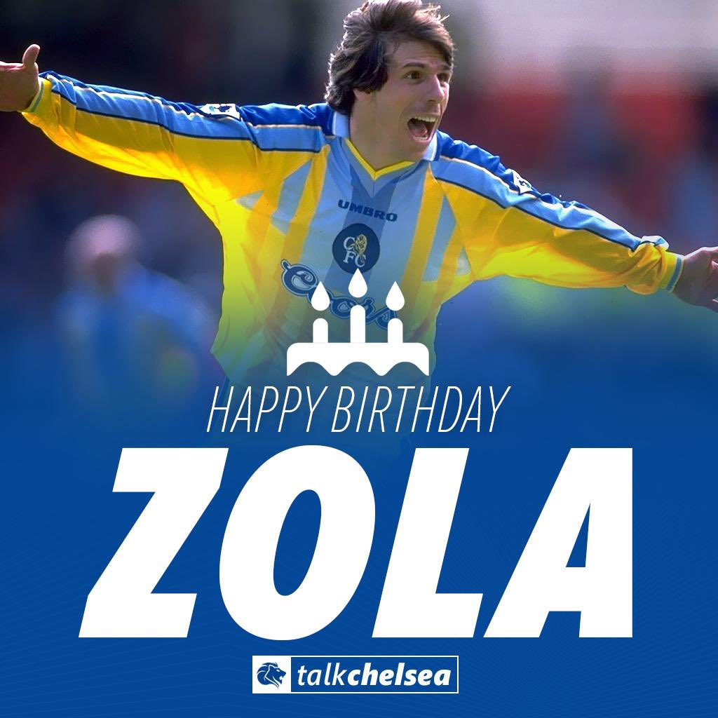 Happy Birthday to Chelsea legend Gianfranco Zola, who turns 55 today! 