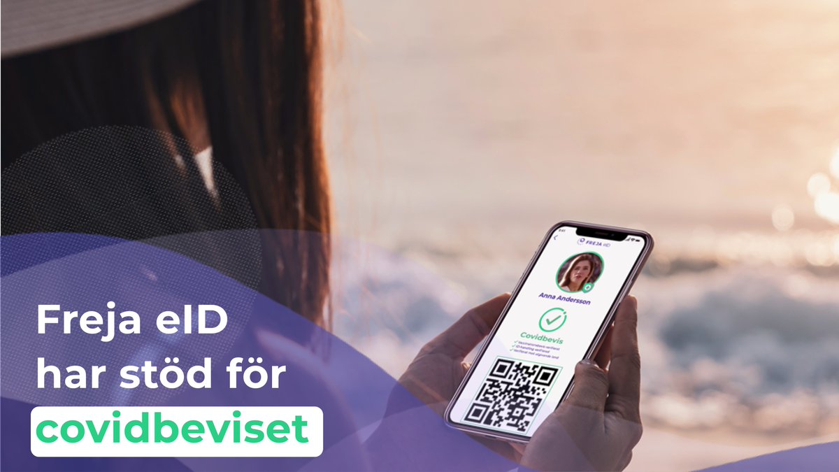 Med Freja eID kan du hämta, läsa av, och lagra ditt Covidbevis med en och samma app! Självklart helt kostnadsfritt. 
Freja eID har den nödvändiga kopplingen mellan identitet och intyg i kombination på ens mobil. 
#frejaeid #elegitimation #covidbevis