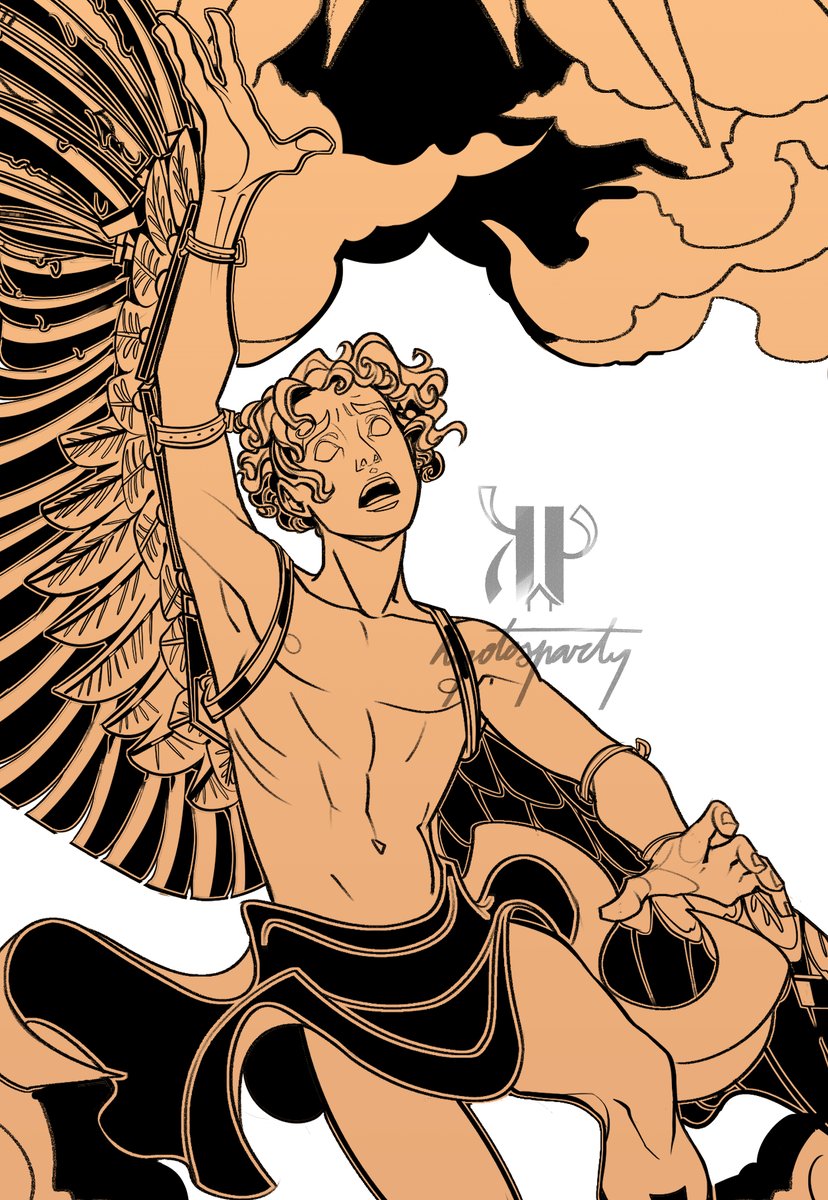 The rise and fall of an ambitious young man #mythology #icarus #MythologyMonday