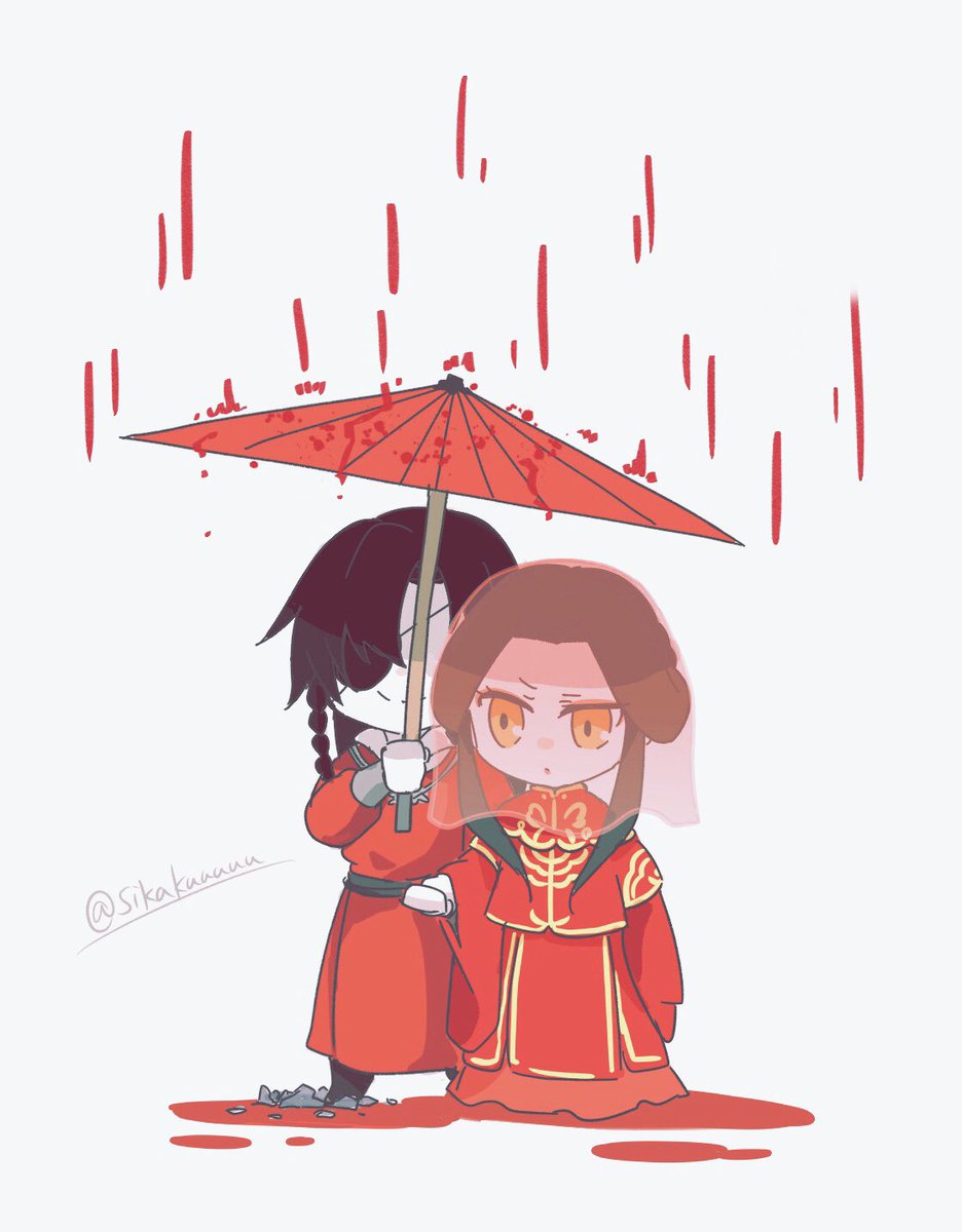 umbrella rain chinese clothes holding shared umbrella holding umbrella braid  illustration images